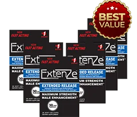 ExtenZe 6-box 180-day supply — best value package